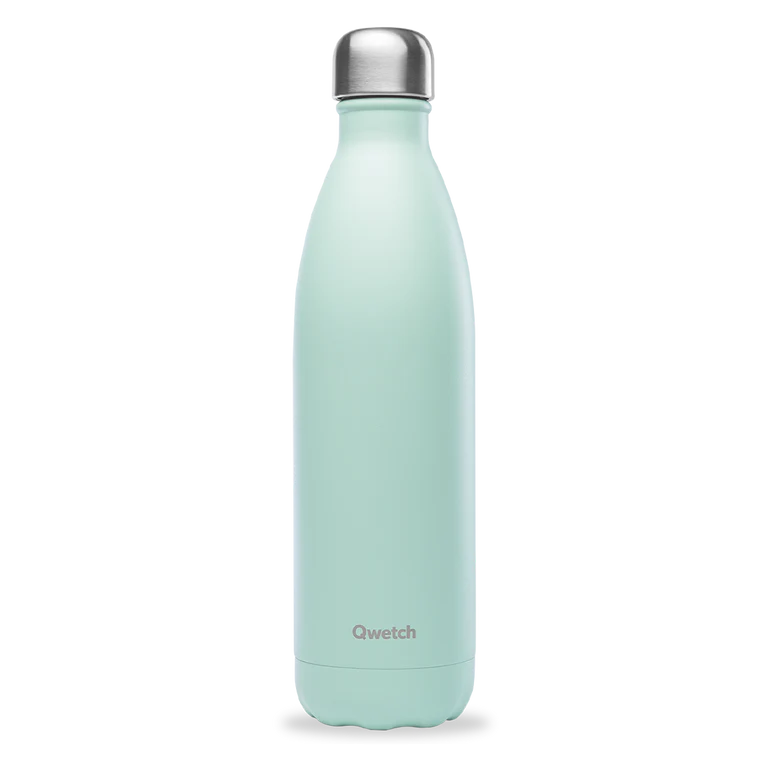 Qwetch Thermosfles pastel groen 750ml - 9380